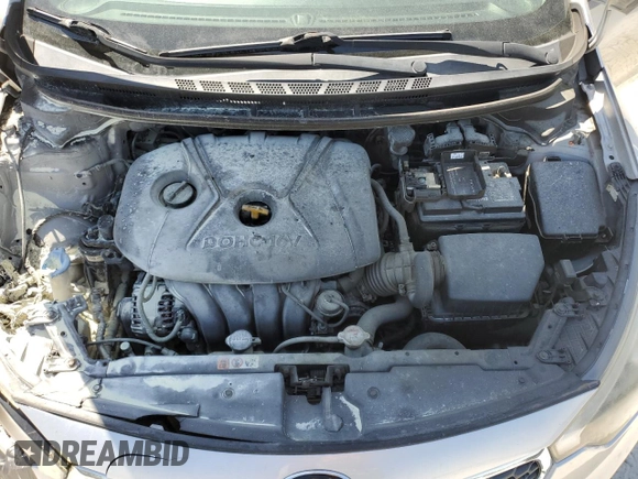 2016 Kia Forte LX with VIN KNAFK4A61G5495138, listed as a Copart auction lot 50738065 with 105,648 mi miles and Salvage Title. Bid and sale history available at carsss.com. Image 11.