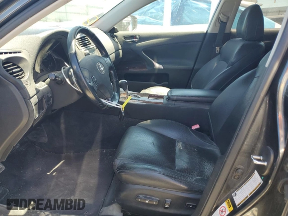 2006 Lexus IS 350 with VIN JTHBE262765004555, listed as a Copart auction lot 61045115 with 170,815 mi miles and Salvage title. Bid and sale history available at DreamBid. Image 7.
