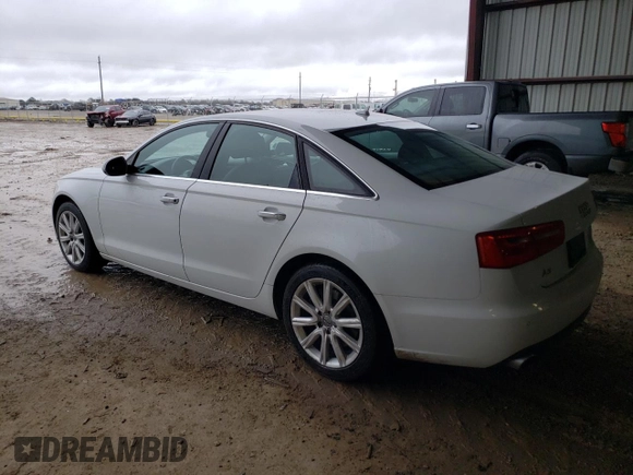 2015 Audi A6 2.0T Premium Plus with VIN WAUGFAFC1FN025275, listed as a Copart auction lot 39833153 with 57,888 mi miles. Bid and sale history available at carsss.com. Image 2.
