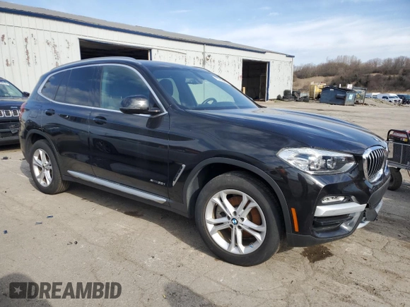 2018 BMW X3 xDrive30i with VIN 5UXTR9C57JLC79253, listed as a Copart auction lot 52624295 with 67,001 mi miles and Clean Title. Bid and sale history available at DreamBid. Image 4.