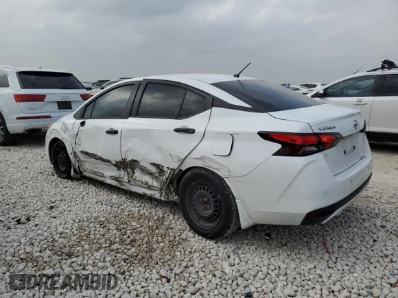 2022 Nissan Versa S with VIN 3N1CN8DVXNL832476, listed as a Copart auction lot 51307035 with 46,935 mi miles and Salvage title. Bid and sale history available at DreamBid. Image 2.