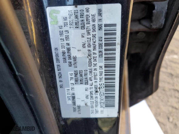 2014 Mazda Mazda2 Sport with VIN JM1DE1KY1E0177515, listed as a Copart auction lot 48901815 with 235,103 mi miles and Clean Title. Bid and sale history available at carsss.com. Image 12.