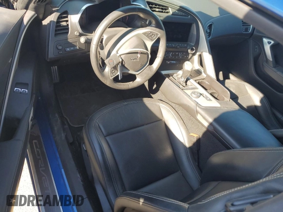 2014 Chevrolet Corvette 2LT with VIN 1G1YD2D78E5130055, listed as a Copart auction lot 88337585 with 18,191 mi miles and Salvage title. Bid and sale history available at DreamBid. Image 8.