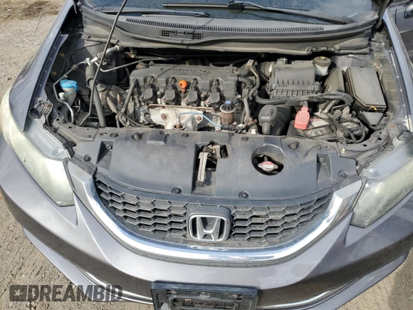 2014 Honda Civic Sedan LX with VIN 19XFB2F55EE209364, listed as a Copart auction lot 51241935 with 112,064 mi miles and Salvage Title. Bid and sale history available at carsss.com. Image 11.