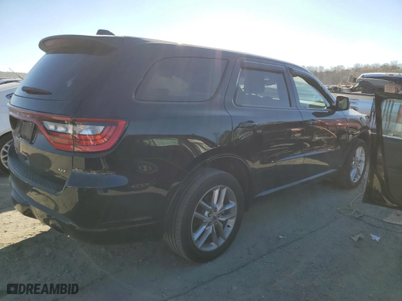 2022 Dodge Durango GT with VIN 1C4RDJDG5NC136610, listed as a Copart auction lot 83856034 with 38,891 mi miles and Salvage Title. Bid and sale history available at carsss.com. Image 3.