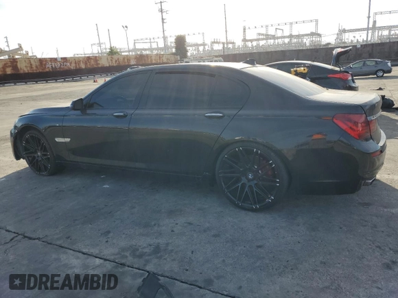 2014 BMW 7 Series 740Li with VIN WBAYE4C52ED137716, listed as a Copart auction lot 46108955 with 82,873 mi miles and Salvage Title. Bid and sale history available at carsss.com. Image 2.