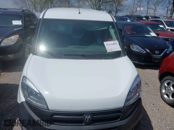 2018 Ram ProMaster City Cargo Tradesman with VIN ZFBERFAB7J6L47535, listed as a IAAI auction lot 42116604 with 191,825 mi miles and . Bid and sale history available at carsss.com. Image 12.