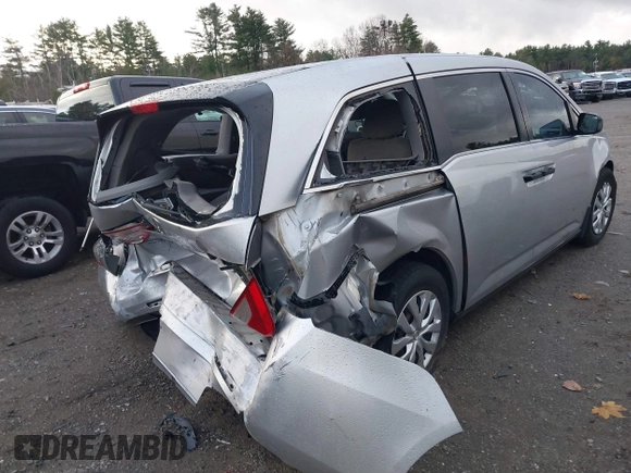 2011 Honda Odyssey LX with VIN 5FNRL5H29BB010256, listed as a IAAI auction lot 40931367 with Not provided miles and . Bid and sale history available at DreamBid. Image 4.