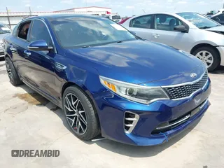 2016 Kia Optima SX Turbo with VIN 5XXGW4L2XGG087075, listed as a IAAI auction lot 42371773 with 110,419 mi miles and . Bid and sale history available at DreamBid. Image 1.
