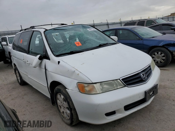 2004 Honda Odyssey EX with VIN 5FNRL18634B078051, listed as a Copart auction lot 49917355 with 269,947 mi miles and Salvage Title. Bid and sale history available at DreamBid. Image 4.