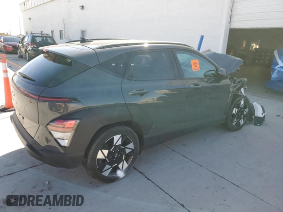 2024 Hyundai Kona SEL with VIN KM8HB3AB0RU180791, listed as a Copart auction lot 48873045 with Not provided miles and Salvage title. Bid and sale history available at DreamBid. Image 3.