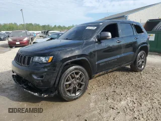 2021 Jeep Grand Cherokee Limited with VIN 1C4RJFBGXMC592206, listed as a Copart auction lot 54411205 with 89,339 mi miles and Salvage title. Bid and sale history available at DreamBid. Image 1.