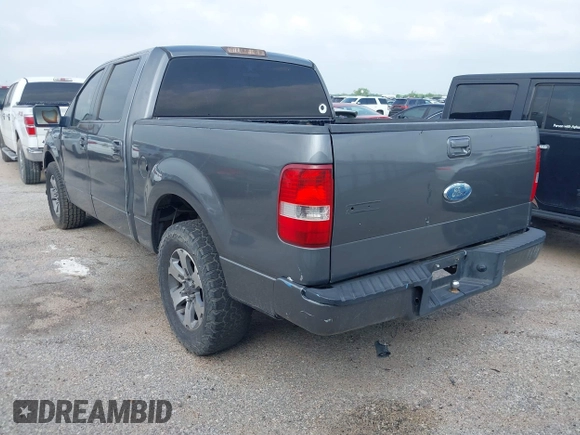 2008 Ford F-150 XL with VIN 1FTRW12W68KD95752, listed as a IAAI auction lot 41872451 with 188,078 mi miles. Bid and sale history available at carsss.com. Image 3.