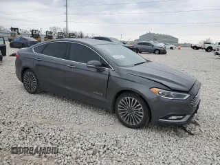 2018 Ford Fusion Hybrid Titanium with VIN 3FA6P0RU8JR176488, listed as a Copart auction lot 47187335 with 102,615 mi miles and Salvage Title. Bid and sale history available at carsss.com. Image 4.