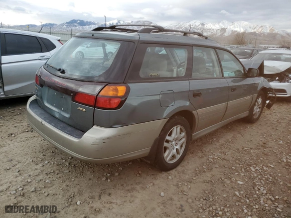 2001 Subaru Legacy Wagon Outback w/RB Equip with VIN 4S3BH665117603197, listed as a Copart auction lot 85469874 with 0 mi miles and Salvage Title. Bid and sale history available at carsss.com. Image 3.
