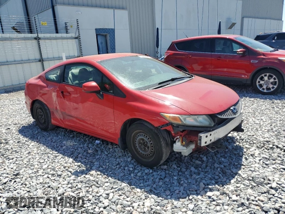 2012 Honda Civic Cpe LX with VIN 2HGFG3B54CH545393, listed as a Copart auction lot 50864095 with 224,943 mi miles and Salvage Title. Bid and sale history available at carsss.com. Image 4.