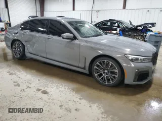 2021 BMW 7 Series 750i xDrive with VIN WBA7U2C0XMCF73616, listed as a Copart auction lot 62939935 with 57,052 mi miles and Salvage title. Bid and sale history available at DreamBid. Image 4.