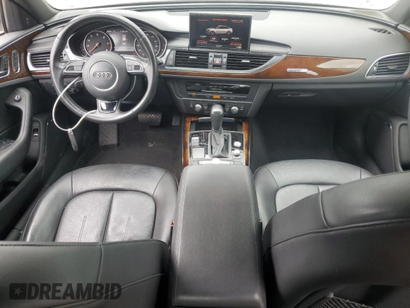 2016 Audi A6 Premium Plus with VIN WAUGFAFC7GN153926, listed as a Copart auction lot 60462505 with 117,697 mi miles and Salvage title. Bid and sale history available at DreamBid. Image 8.
