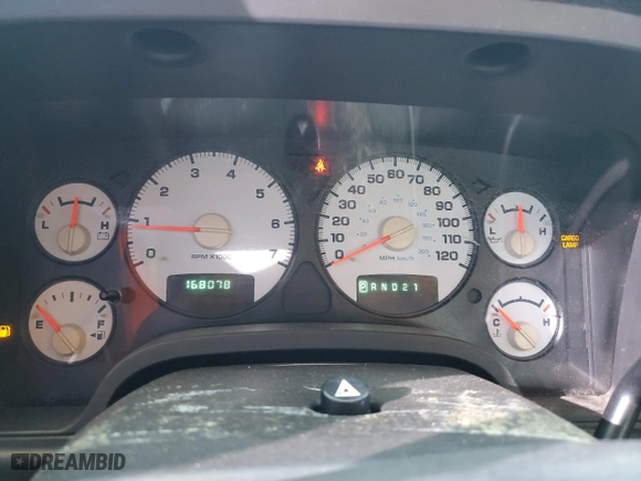2003 Dodge Ram 1500 ST with VIN 1D7HU18Z73S127813, listed as a Copart auction lot 77037304 with 168,078 mi miles and Clean Title. Bid and sale history available at carsss.com. Image 9.