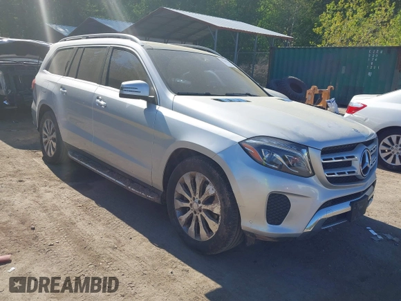 2017 Mercedes-Benz GLS 450 with VIN 4JGDF6EE8HA873584, listed as a IAAI auction lot 42106238 with 82,759 mi miles and . Bid and sale history available at DreamBid. Image 1.