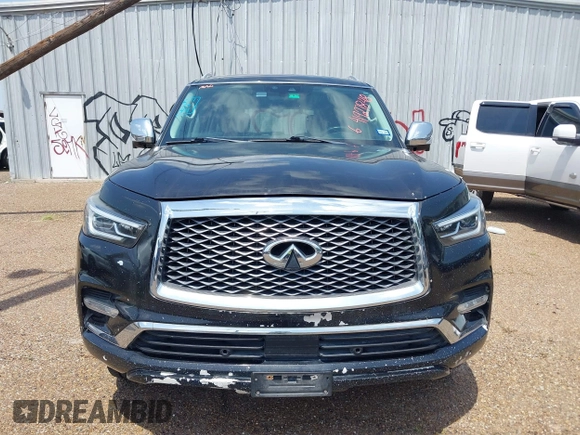 2019 Infiniti QX80 LUXE with VIN JN8AZ2NE2K9229471, listed as a IAAI auction lot 41927848 with Not Provided miles. Bid and sale history available at carsss.com. Image 6.