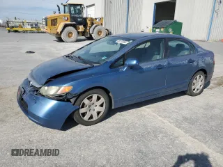 2008 Honda Civic LX z VIN 2HGFA16558H526603, wystawiony jako Copart lot #49110345 z przebiegiem 185 657 mil mil oraz Szkoda całkowita • Salvage title. Historia ofert i sprzedaży dostępna na DreamBid. Obrazek 1.