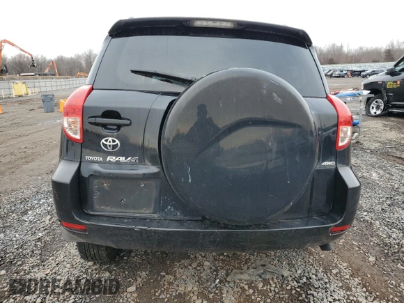 2008 Toyota RAV4 with VIN JTMBK33V886043280, listed as a Copart auction lot 43563165 with 94,516 mi miles and Salvage Title. Bid and sale history available at carsss.com. Image 6.