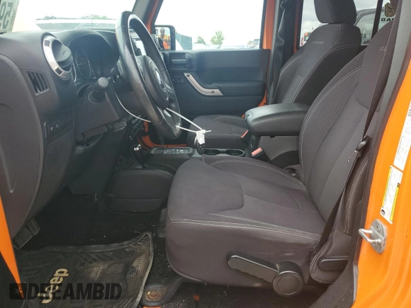 2013 Jeep Wrangler Unlimited Rubicon with VIN 1C4BJWFGXDL545866, listed as a Copart auction lot 59788115 with 102,617 mi miles and Salvage title. Bid and sale history available at DreamBid. Image 7.