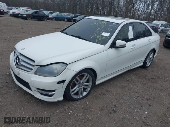 2012 Mercedes-Benz C-Class C 300 Sport with VIN WDDGF8BB2CF878126, listed as a IAAI auction lot 41927688 with 999,999 mi miles. Bid and sale history available at carsss.com. Image 16.