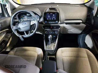 2019 Ford EcoSport SE with VIN MAJ3S2GE5KC254041, listed as a Copart auction lot 46132304 with 9,192 mi miles and Salvage Title. Bid and sale history available at DreamBid. Image 8.