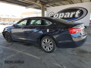 2018 Chevrolet Impala LT with VIN 2G1105S35J9104654, listed as a Copart auction lot 54988365 with 76,104 mi miles and Salvage Title. Bid and sale history available at DreamBid. Image 2.