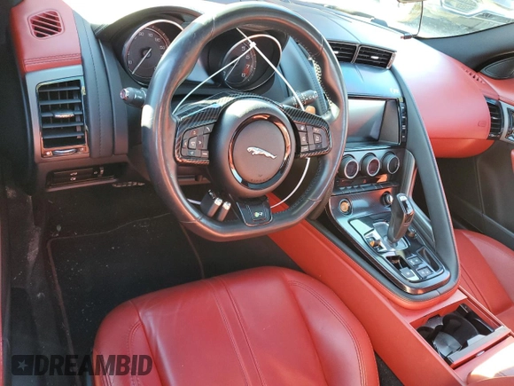 2015 Jaguar F-Type R z VIN SAJWA6DA2FMK18666, wystawiony jako Copart lot #87664215 z przebiegiem 47 277 mil mil oraz Szkoda całkowita • Salvage title. Historia ofert i sprzedaży dostępna na DreamBid. Obrazek 8.