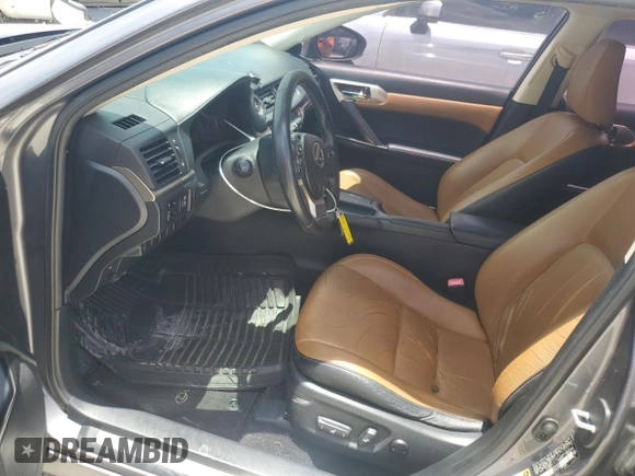 2015 Lexus CT 200h with VIN JTHKD5BH9F2218043, listed as a Copart auction lot 64250315 with 120,001 mi miles and Salvage title. Bid and sale history available at DreamBid. Image 7.