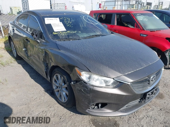 2016 Mazda 6 i Sport with VIN JM1GJ1U57G1425243, listed as a IAAI auction lot 41901771 with 135,155 mi miles and . Bid and sale history available at DreamBid. Image 1.