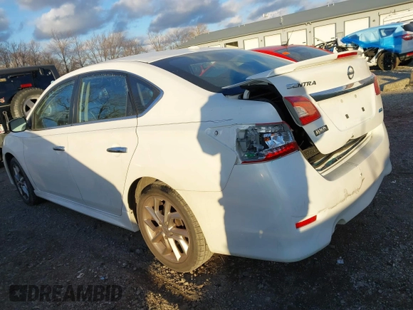2013 Nissan Sentra S with VIN 3N1AB7AP2DL622579, listed as a IAAI auction lot 41202092 with 60,707 mi miles and . Bid and sale history available at DreamBid. Image 3.