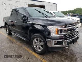 2018 Ford F-150 XL with VIN 1FTEW1E59JFA28618, listed as a Copart auction lot 56307174 with 114,609 mi miles and Salvage Title. Bid and sale history available at carsss.com. Image 4.