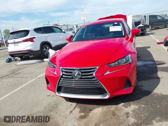 2018 Lexus IS with VIN JTHBA1D29J5074219, listed as a IAAI auction lot 42011062 with 88,566 mi miles. Bid and sale history available at carsss.com. Image 13.