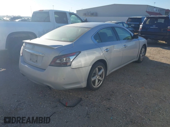 2013 Nissan Maxima SV with VIN 1N4AA5AP4DC807870, listed as a IAAI auction lot 41809194 with 129,034 mi miles and . Bid and sale history available at DreamBid. Image 4.