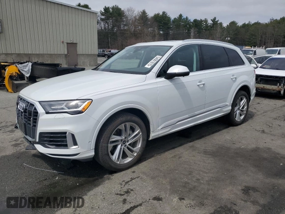 2022 Audi Q7 Premium Plus with VIN WA1LXBF75ND002720, listed as a Copart auction lot 54001815 with 54,677 mi miles and Salvage title. Bid and sale history available at DreamBid. Image 1.