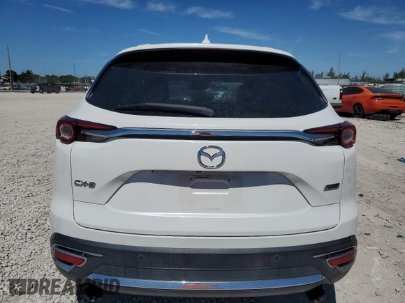 2016 Mazda CX-9 Grand Touring with VIN JM3TCADY9G0123193, listed as a Copart auction lot 50123825 with 65,588 mi miles and Salvage Title. Bid and sale history available at DreamBid. Image 6.