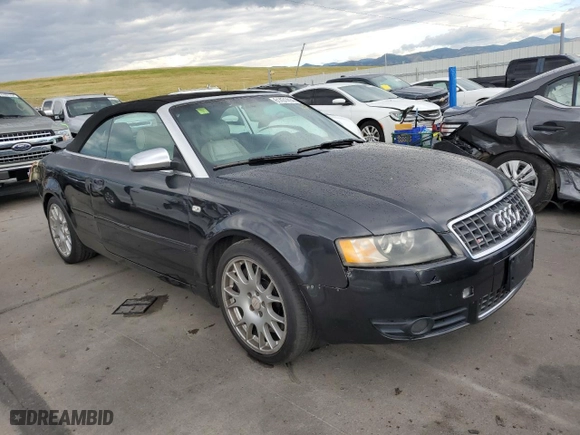 2006 Audi S4 with VIN WUARL48H16K900017, listed as a Copart auction lot 61431414 with 164,209 mi miles and Salvage Title. Bid and sale history available at carsss.com. Image 4.