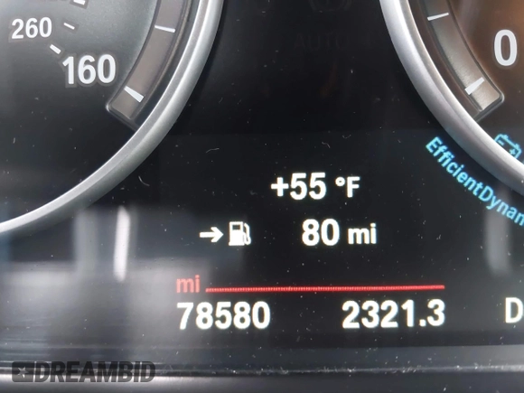 2016 BMW 5 Series 528i with VIN WBA5A5C50GD527995, listed as a IAAI auction lot 42110252 with 78,580 mi miles. Bid and sale history available at carsss.com. Image 16.