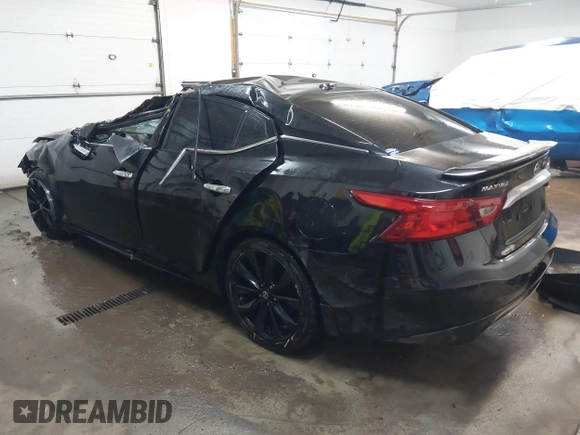 2017 Nissan Maxima S with VIN 1N4AA6AP8HC381466, listed as a IAAI auction lot 41552326 with 137,161 mi miles and . Bid and sale history available at DreamBid. Image 3.