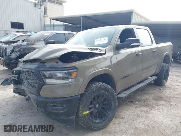 2020 Ram 1500 Big Horn with VIN 1C6SRFFT0LN301093, listed as a IAAI auction lot 41607746 with 65,223 mi miles and . Bid and sale history available at DreamBid. Image 17.