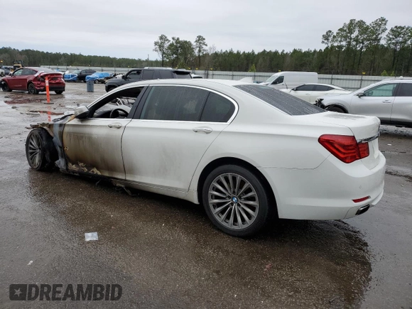 2011 BMW 7 Series 740Li with VIN WBAKB4C58BC574846, listed as a Copart auction lot 44888895 with Not Provided miles and Non Repairable. Bid and sale history available at carsss.com. Image 2.