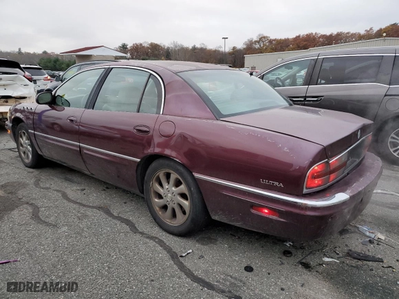 2003 Buick Park Avenue Ultra with VIN 1G4CU541X34140504, listed as a Copart auction lot 75858323 with 314136 miles and Non Repairable. Bid and sale history available at carsss.com. Image 2.