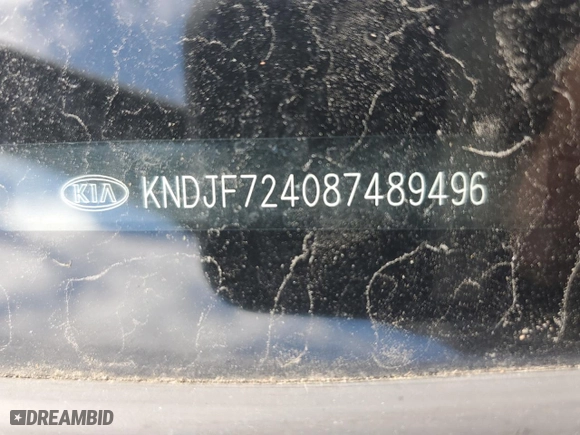 2008 Kia Sportage LX with VIN KNDJF724087489496, listed as a Copart auction lot 48431835 with 0 mi miles and Salvage Title. Bid and sale history available at carsss.com. Image 13.