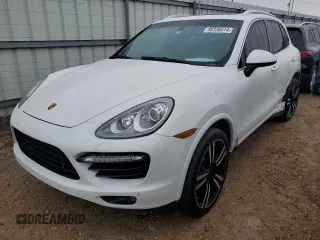 2014 Porsche Cayenne Turbo with VIN WP1AC2A24ELA87297, listed as a Copart auction lot 80336514 with 86,752 mi miles and Salvage title. Bid and sale history available at DreamBid. Image 1.