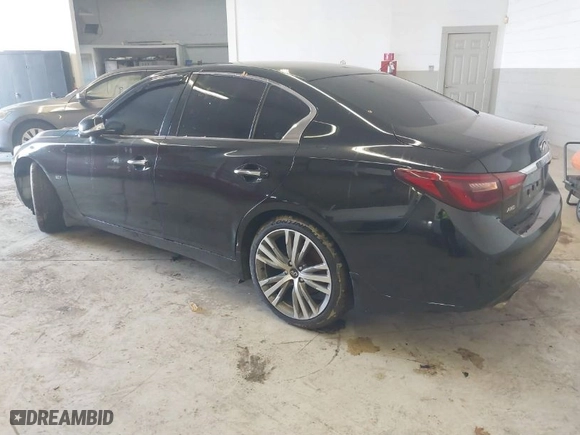 2019 Infiniti Q50 3.0t LUXE with VIN JN1EV7AR1KM553543, listed as a IAAI auction lot 41084887 with NaN miles. Bid and sale history available at carsss.com. Image 3.