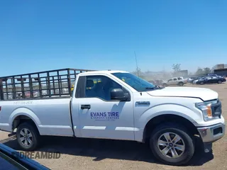 2018 Ford F-150 XL with VIN 1FTNF1CG9JKC41855, listed as a IAAI auction lot 41974456 with 330,339 mi miles and . Bid and sale history available at DreamBid. Image 13.